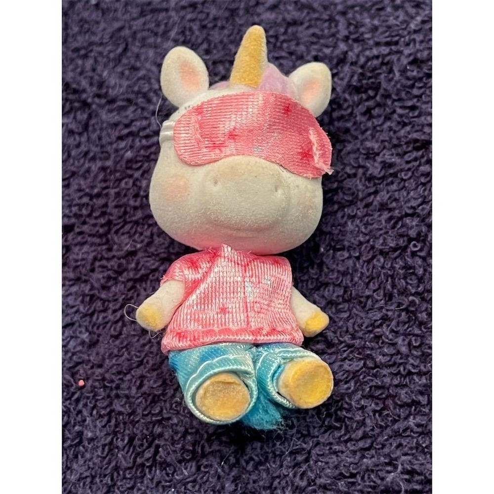 Honey bee acres Small Plush Unicorn Toy with Sleep‎ Mask rainbow